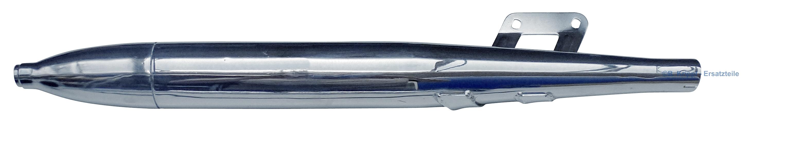 Auspuff , Schalldämpfer Zündapp  Combinette 422- 429/mit langer Lasche