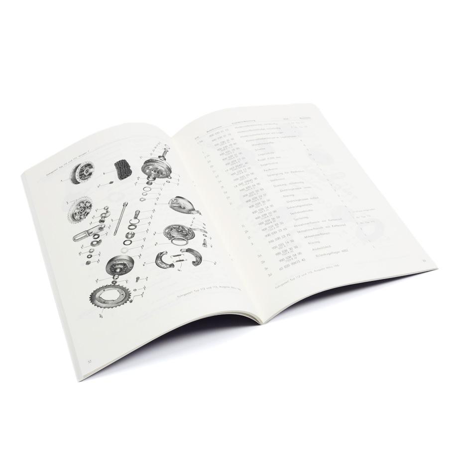 Spare parts catalogue for DKW Hummel 112/113