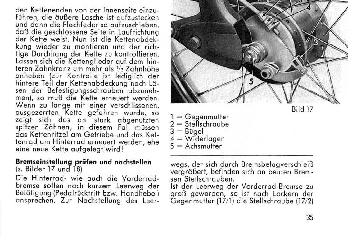 Betriebsanleitung Zündapp M25/M50