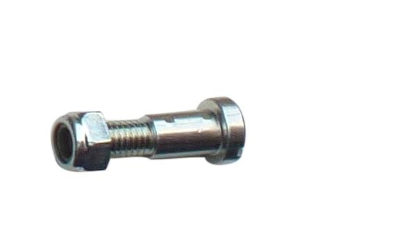 Lever bolt with nut for handbrake lever