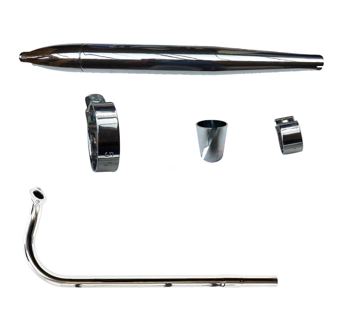 Exhaust kit for the Zündapp 442 Automatic moped